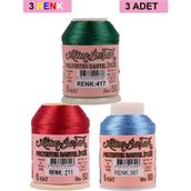Altınbaşak Royaleks No: 211-387-417 3 Adet 20 gr Oya ve Dantel İpi