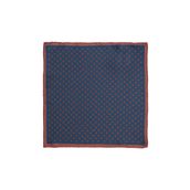 Altınyıldız Classics Desenli Lacivert-Bordo Klasik Mendil