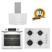 Altus Ala 322 W - 159 Dw - 510 W Turbo Beyaz Cam Ankastre Set