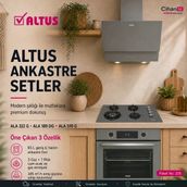 Altus Ankastre Set Gri Cam Set No 208 ( Ala 322 G - Ala 189 Dg - Ala 510 G)