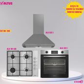 Altus Ankastre Set Inox Set No 205 ( Ala 322 I - Ala 522 I - Ala 181 Gıd)