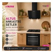 Altus Ankastre Set No 201 Siyah (Ala 310 B - Ala 159 Db - Ala 510 B)