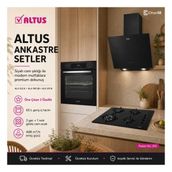 Altus Ankastre Set No 203 Siyah (Ala 322 B - Ala 189 Db - Ala 570 B)