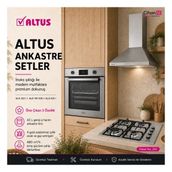 Altus Ankastre Set No 205 Inox (Ala 322 I - Ala 181 Gıd - Ala 522 I)