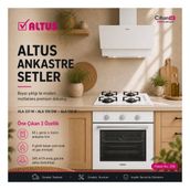 Altus Ankastre Set No 206 Beyaz (Ala 321 W - Ala 159 Dw - Ala 510 W)