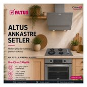 Altus Ankastre Set No 208 Gri (Ala 322 G - Ala 189 Dg - Ala 510 G)