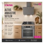 Altus Ankastre Set No 209 Gri (Ala 322 G - Ala 189 Dg - Ala 570 G)