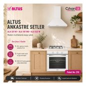 Altus Ankastre Set No 210 Beyaz (Ala 321 W - Ala 181 Wd - Ala 522 W)