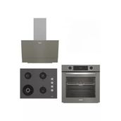 Altus Gri Cam Ankastre Set 322 G Turbo - 189 Dg Woklu - 510 G Davlumbaz