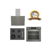 Altus Gri Cam Ankastre Set 570 G - 189 Dg Woklu - 322 G Dijital Turbo