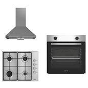 Altus Inox 3 Lü Ankastre Set ( Ala 310 I - Ala 181 Gid - Ala 522 I ) Gri