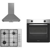 Altus Inox 3'lü Ankastre Set Ala 310 I Ala 181 Gıd Ala 522 I Şık Tasarım Paslanmaz Çelik A Enerji Sınıfı