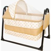 Aluç Bebe Btrend New Black Kadro Cep Hediyeli Sepet Beşik Portatif Bebek Sallanır Beşiği Hamak - 45-80 - Bej
