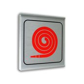 Alumınyum Plate Kapı Sembolleri 12x12 cm YANGIN HORTUMU SEMBOL