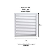 Alupan 30 x 35 cm Alüminyum Menfez Banyo WC Havalandırma Panjur