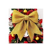 AMALFİ Gold Kapı Sofra Ağaç Süsü Simli Eva Fiyonk Dekor Yılbaşı Süs 25 X 25cm