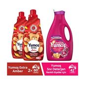 Amber Yumoş Çamaşır Yumuşatıcı 1440 ml Konsantre Formül İle Kalıcı Koku Ve Yumuşaklık - 1,44 lt