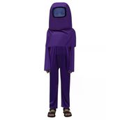 Among Us Cosplay Uzaylı Astronot Kostümü Mor