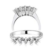 Amor TRYZ5009SF035 0.35 Karat Beştaş Pırlanta Yüzük
