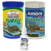 Amore 2X1000ml Kutu Surungen Ve Kaplumbaga Turtle Sticks Yemi Ve Multivitamin