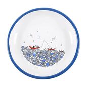 Anason Işleri Balık Masalı Emaye Tabak 16 cm