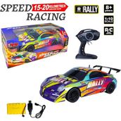 AnDen Toys Uzaktan Kumandalı Full Fonksiyon 2.4g Şarjlı 1:10 Ralli Arabası 45 cm - Renkli