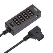 Andoer D9817 D-Tap B Tipi Soket D-tap Erkek 8 Portlu Güç Kablosu