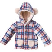 Andywawa AC21073 Erkek Bebek Ekose Desenli Yumuşak Bej Mont