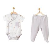 Andywawa AC21770 Ekru Hippo 2'li Takım