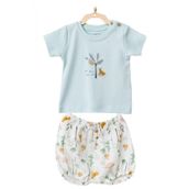 Andywawa AC21911R Kız Bebek Doğa Temalı Yeşil Alt Üst Takım