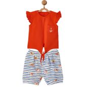 Andywawa AC22553 Kız Bebek Deniz Temalı Alt Üst Takım
