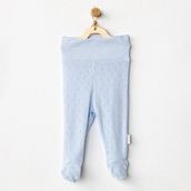 Andywawa AC24706 Jacquard Patikli Blue Bebek Pantolon