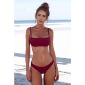 Angelsin MS4257 Bordo Bikini Takım