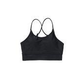 Angelsin Sırtı Çapraz Şık Tankini Bikini Üstü - 40 - Siyah