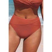 Angelsin Yüksek Bel Bikini Altı - Kırmızı - 44