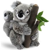 Animals Of The World 26 cm Ağaçta Yavrulu Koala