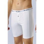 Anıt 1114 Likralı Uzun Beyaz Erkek Boxer