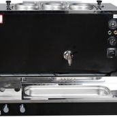 Anka Pro Plus Otomatik Çay Kazanı 3 Demlikli 30 Litre Siyah Elektrik Doğalgaz