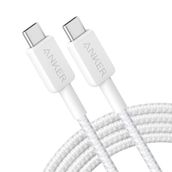 Anker 322 USB-C to USB-C 1.8 m 60 W Beyaz Şarj Data Kablosu