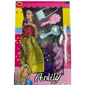 Anlily 02252 Yedek Elbiseli Oyuncak Bebek