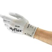 Ansell Hyflex 48-130 Beyaz Gri Esd Mekanik ve Çok Amaçlı Koruma İş Eldiveni
