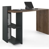 Anzera Malta Ofis / Çalışma Masası - Antrasit - Ceviz