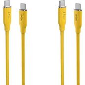 Aohi Silky 140W Type-C to Type-C 1 mt PD 3.1 480 MBPS 2'li Süper Hızlı Şarj ve Data Kablosu Seti