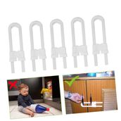 AOKWAWALIY 4 Paket Manyetik Sürgülü Geçici Kapı Soyunma Çocuk Güvenlik Kilidi