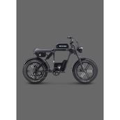 Ape Ryder Baboon Elektrikli Şehir Bisikleti 20 inç Jant 7 Vites Uzun Menzil - Siyah