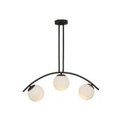 Apliqa 3472-03-BL Fralde 3lü Siyah Salon Avize