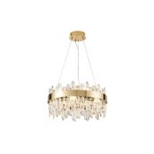 Apliqa Linfred 50'lik Gold Kristal Taşlı Modern Salon Avize