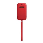 Apple İphone 12 Mini İçin Product Red Magsafe Özellikli Deri Kılıf