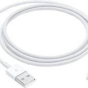 Apple Lightning 1 mt Beyaz USB Kablo