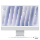 Apple M4 çipli iMac Hepsi-Bir-Arada Masaüstü Bilgisayar: 10 çekirdekli CPU, 10 çekirdekli GPU, 24 inç Retina Ekran, 16 GB Birleşik Bellek, 256 GB SSD Depolama, Uyumlu Aksesuarlar. Gümüş Rengi